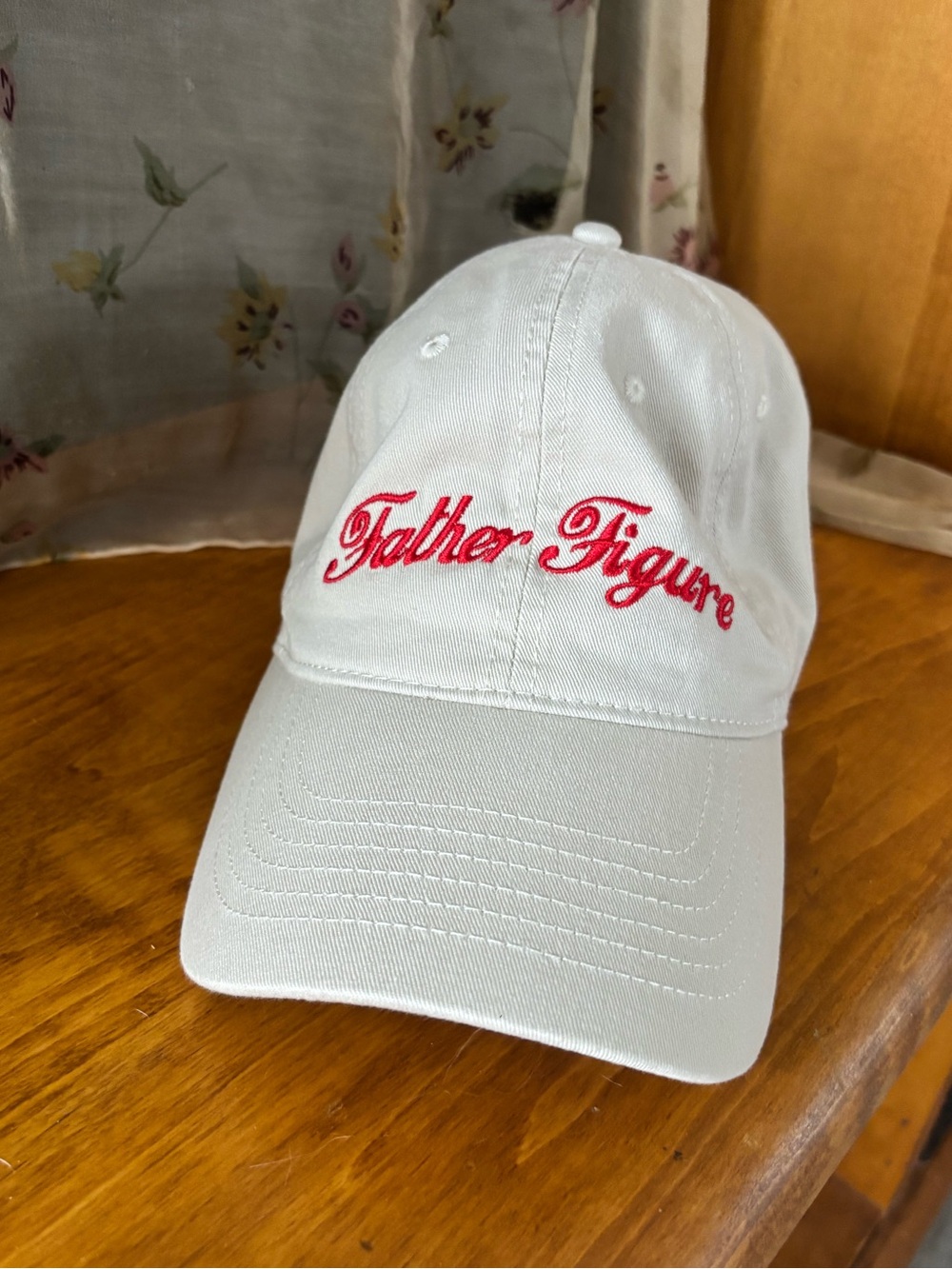 Father Figure White Baseball Cap